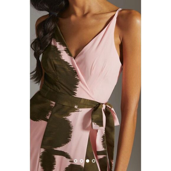 Anthropologie x Hutch Printed Wrap Maxi Dress Size 2XL - Picture 3 of 9